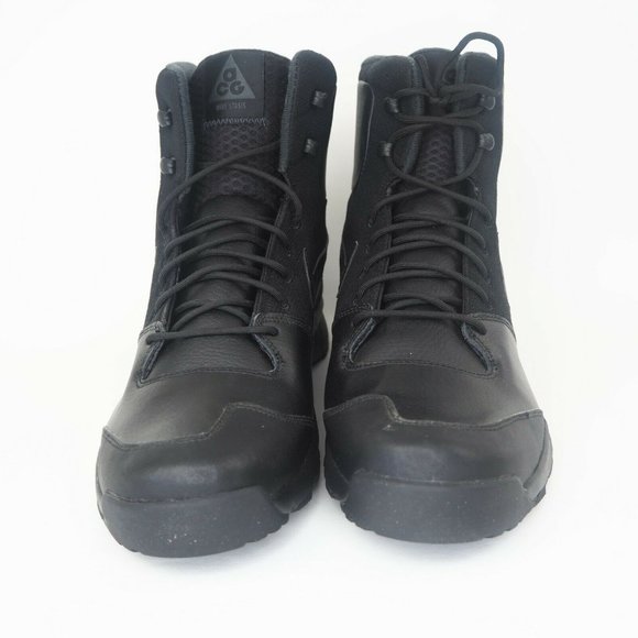Nike Stasis ACG Mens Boots Leather Shoes Black main image 8